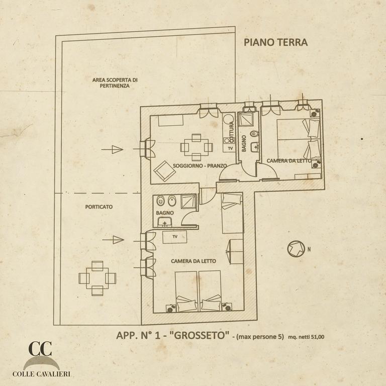 Colle Cavalieri - Country House Apartment Gavorrano Exterior photo